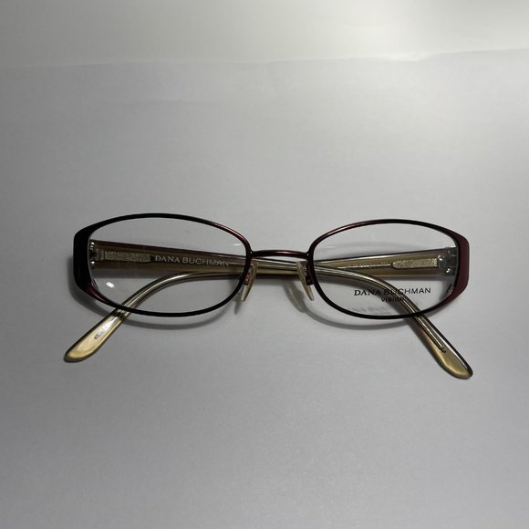 New DANA BUCHMAN Eyeglasses Jonie Burgundy Size 49-19-133 - Picture 13 of 16